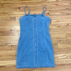 Jean zippered dress
